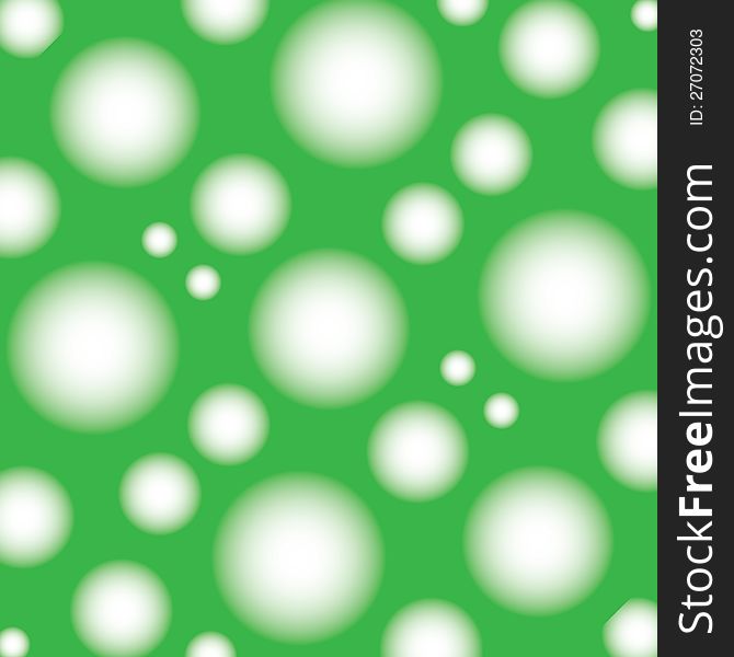 Seamless pattern with round and square design, greens, vector illustration