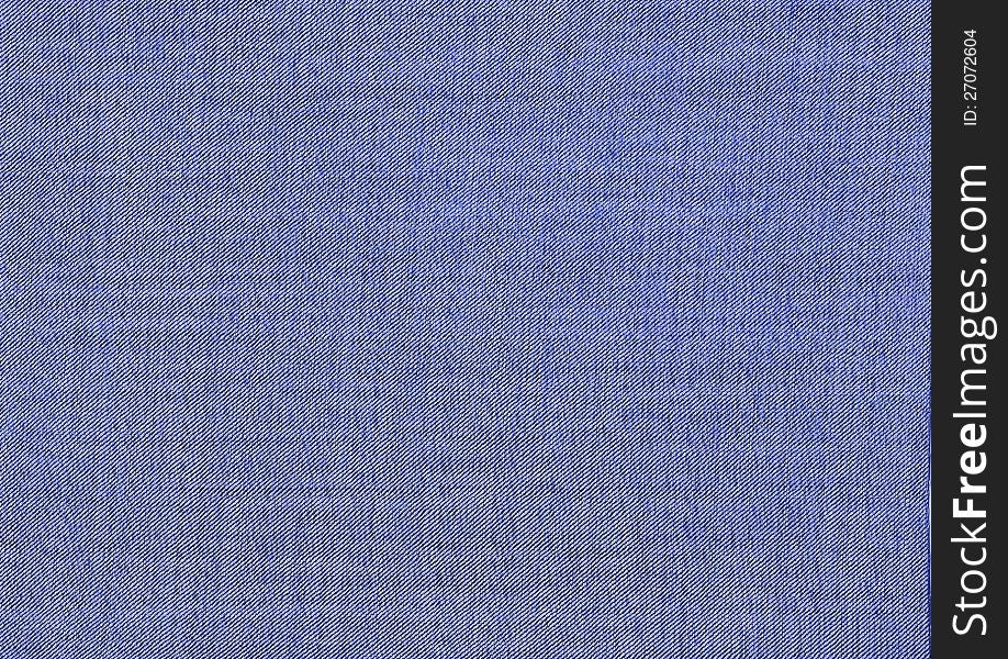 Abstract Background Of Closeup Denim Textile.