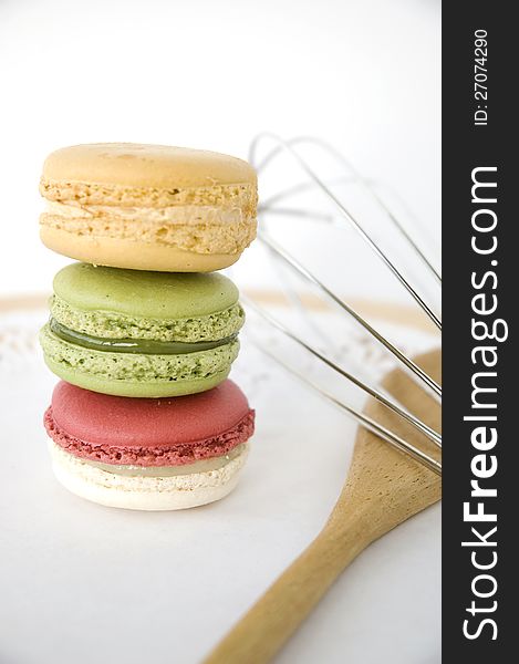 Macarons With Kitchenware