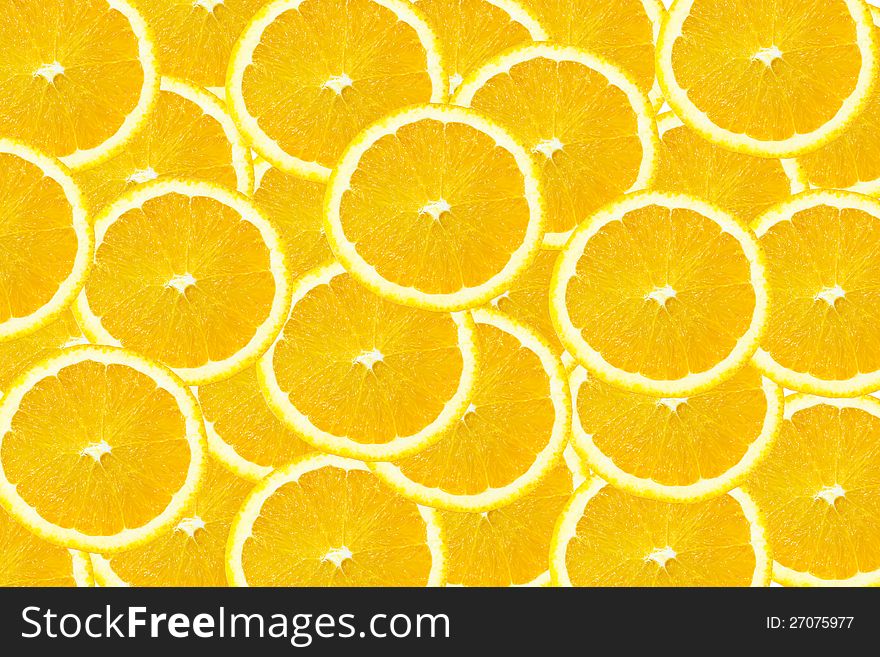 Slice Of Orange Background