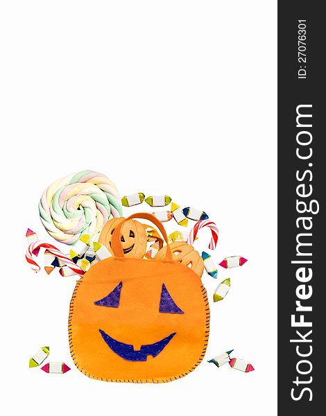 Halloween Bucket - with clipping path