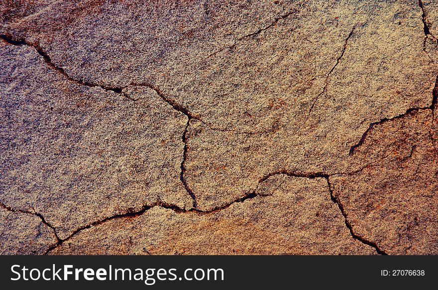 Grunge abstract background, texture walls dark brown with cracks