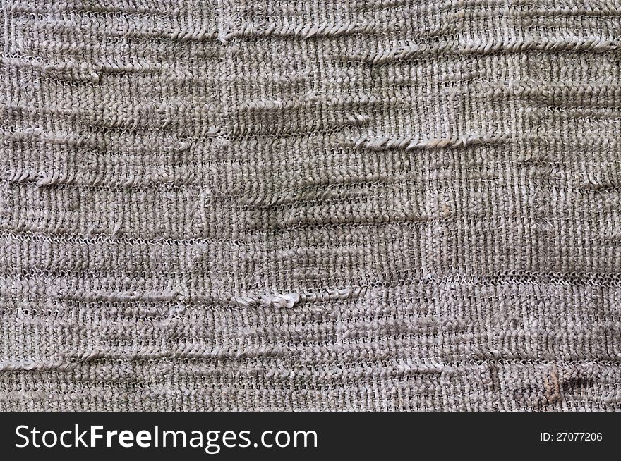 Old burlap abstract background for design