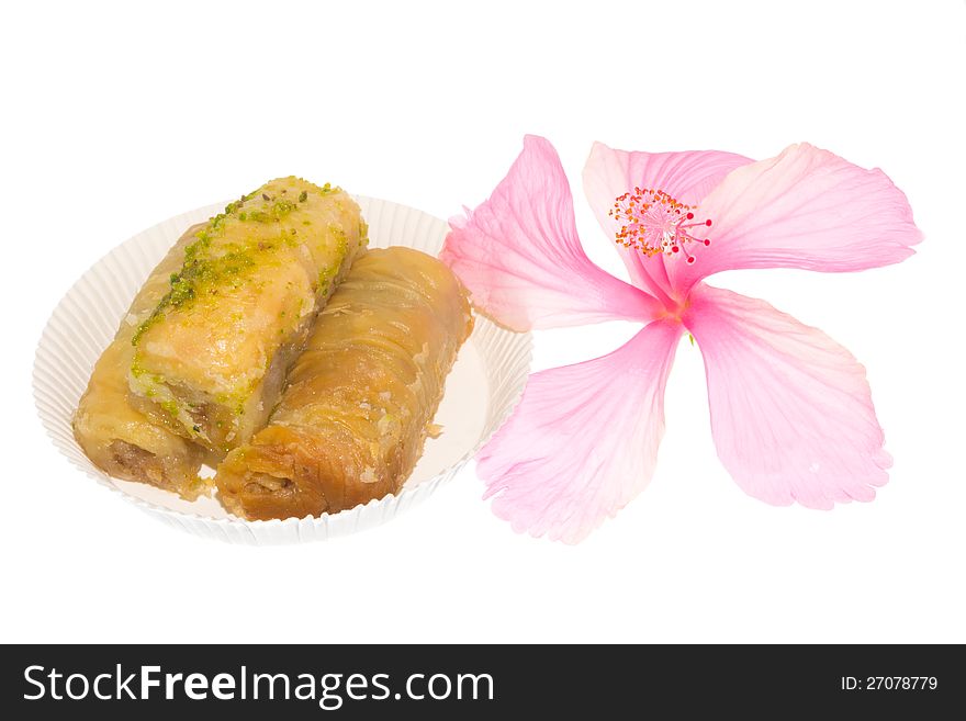 Sweet dessert Baklava, Eastern Culture. Sweet dessert Baklava, Eastern Culture