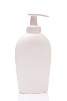 White Blank Bottle Spray Royalty Free Stock Photography