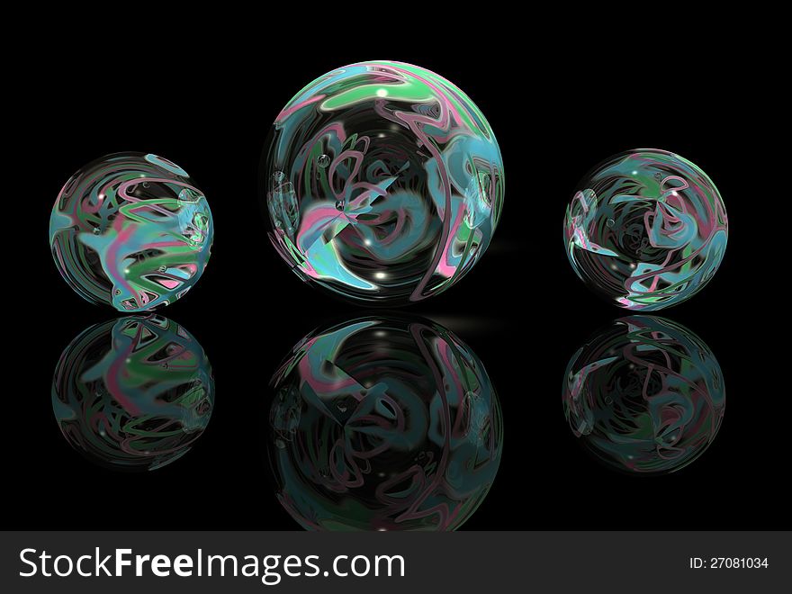 Multi-Colored Marbles