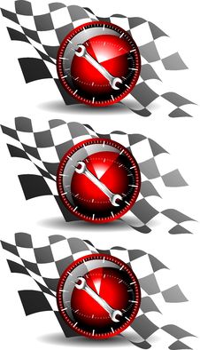 24 Hour Maintenance Banners Set Royalty Free Stock Images 24 Hour Maintenance Banners Set Royalty Free Stock Images