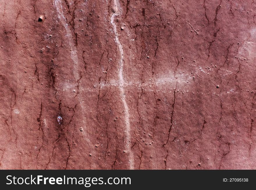 Aged painted metal surface with cracks and stains. Aged painted metal surface with cracks and stains