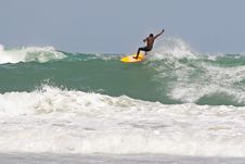 Shortboard Surfer Stock Images