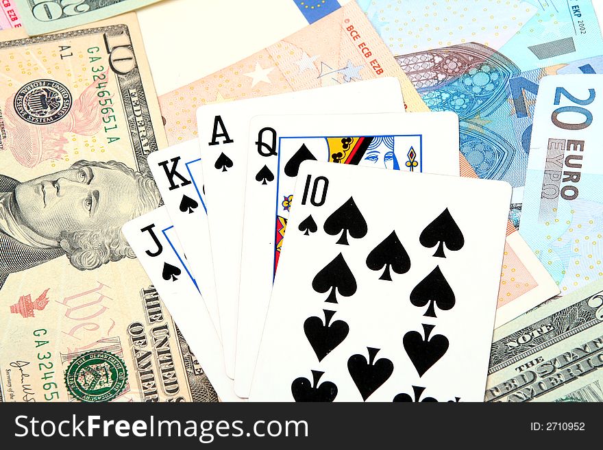 Money Playing Cards - Free Stock Images & Photos - 2710952