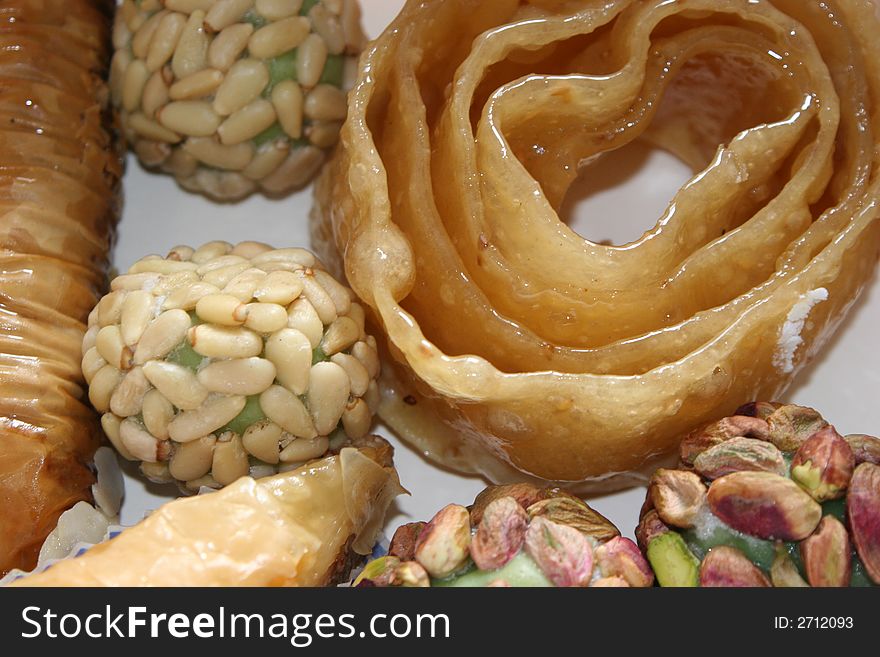 Tunisian pastries for you to eat with your eyes. Tunisian pastries for you to eat with your eyes