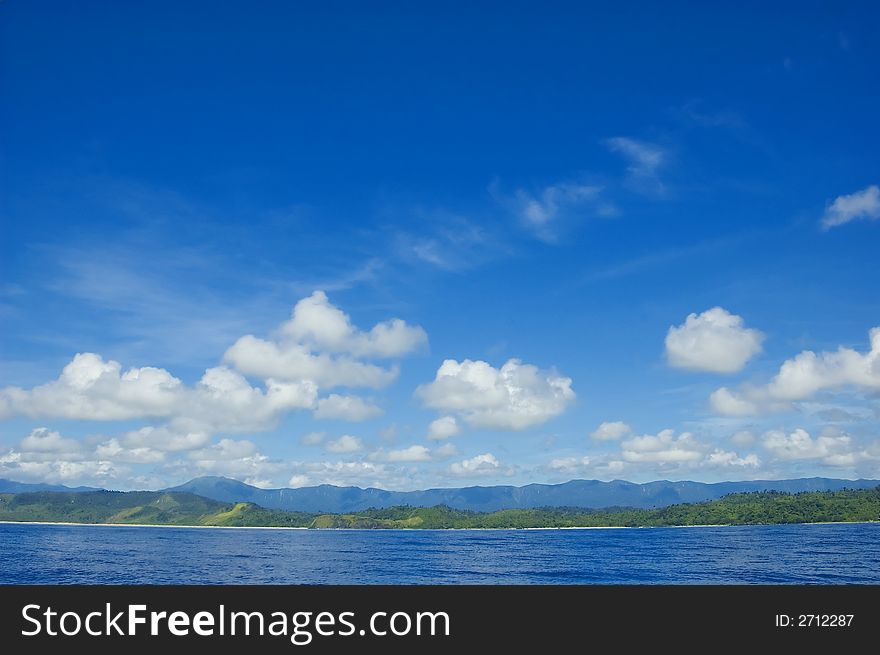 Clouds Formation along the coast of Palanan, Isabela, Philippines