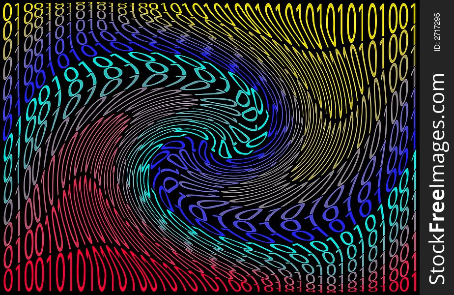 A binary number image that would be suitable for the internet concepts. A binary number image that would be suitable for the internet concepts.