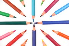 Colour Pencils Stock Photo