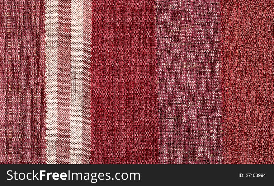 Background with different samples of textured textiles. Background with different samples of textured textiles
