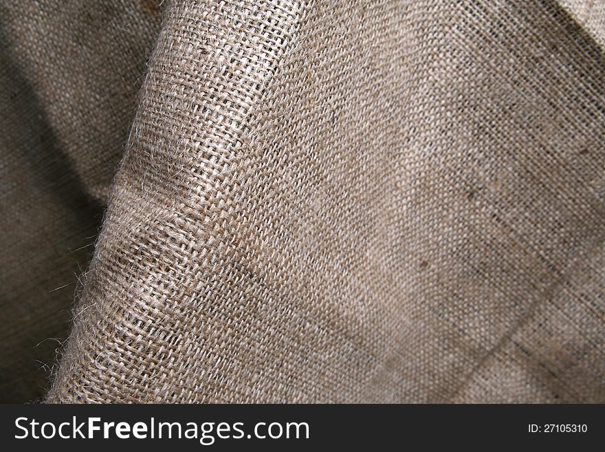 Natural and raw jute fabric