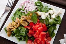 Cheese Salad Stock Image Cheese Salad Stock Image