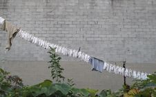 Work Gloves On Clothesline Stock Photos Work Gloves On Clothesline Stock Photos