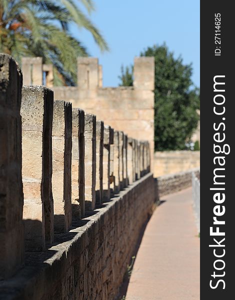 Old fortress in Alcudia, Mallorca, Spain