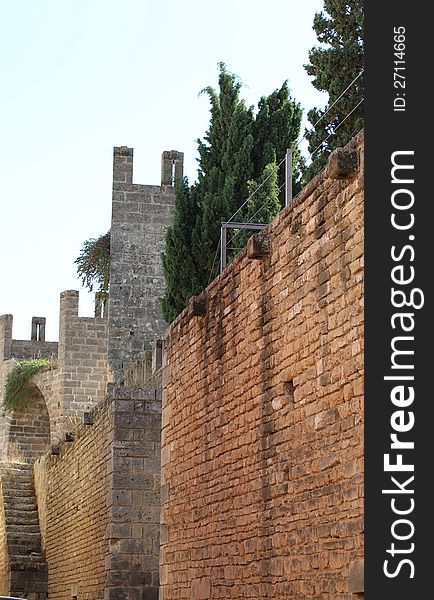 Old fortress in Alcudia, Mallorca, Spain