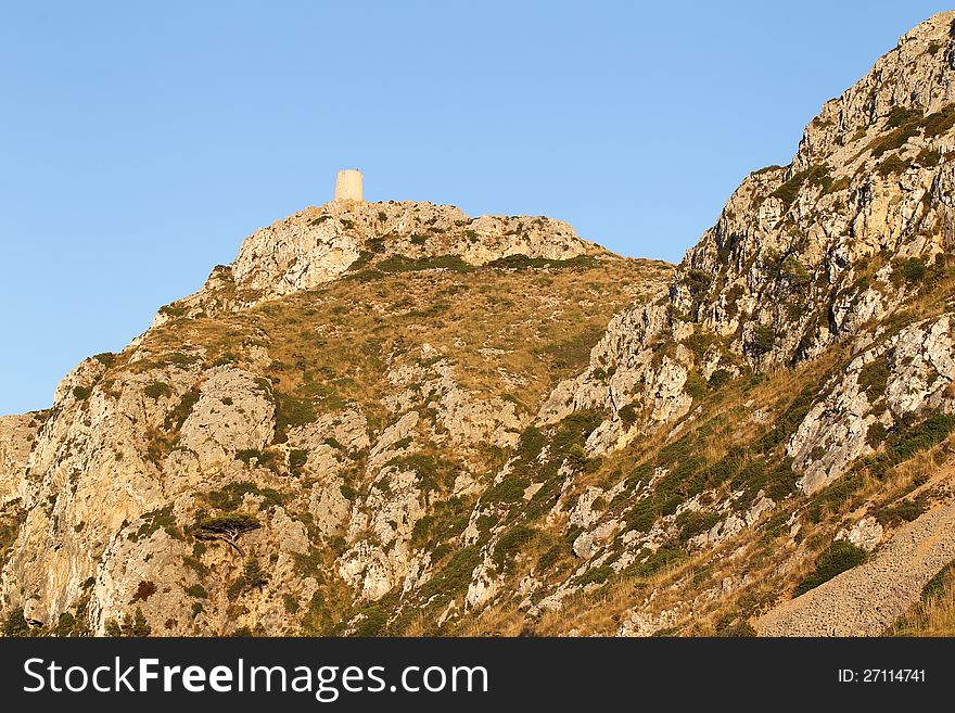 The landscape on the island of Mallorca, Spain