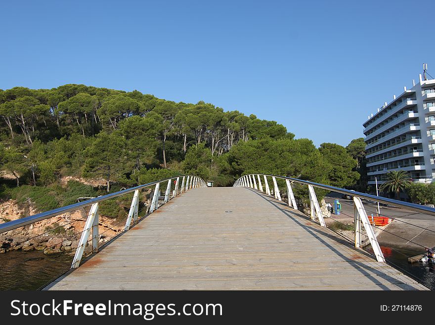 The landscape on the island of Menorca, Spain