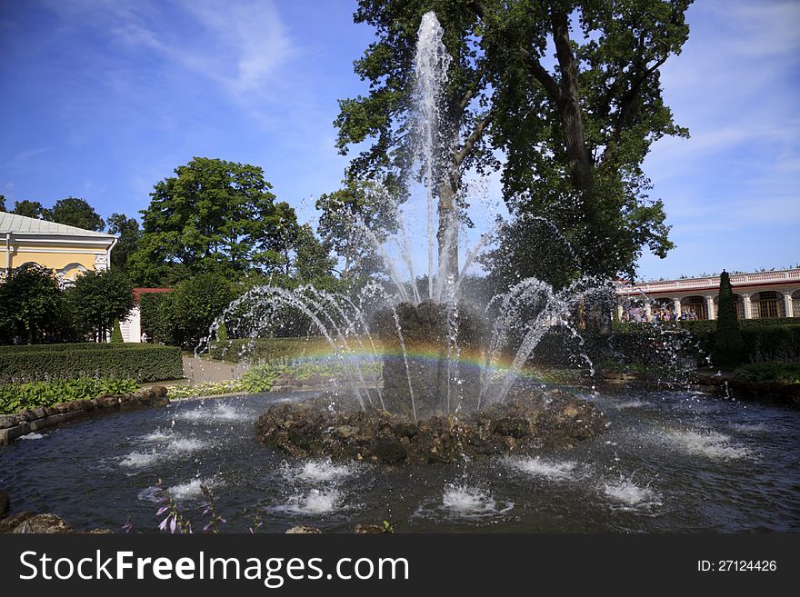 Fountain With A Rainbow, Peterhof