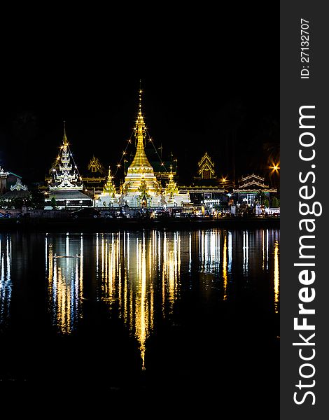 Temple In Night