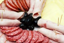 Sausage Snack Royalty Free Stock Images Sausage Snack Royalty Free Stock Images