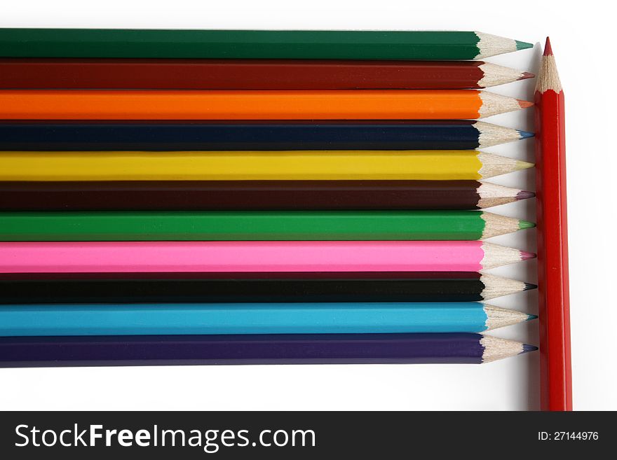 Coloured pencils