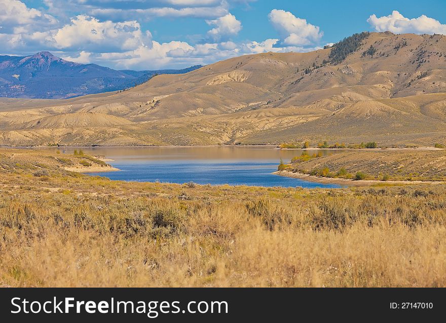 Blue skies and mountains on an autumn day in Colorado. Blue skies and mountains on an autumn day in Colorado