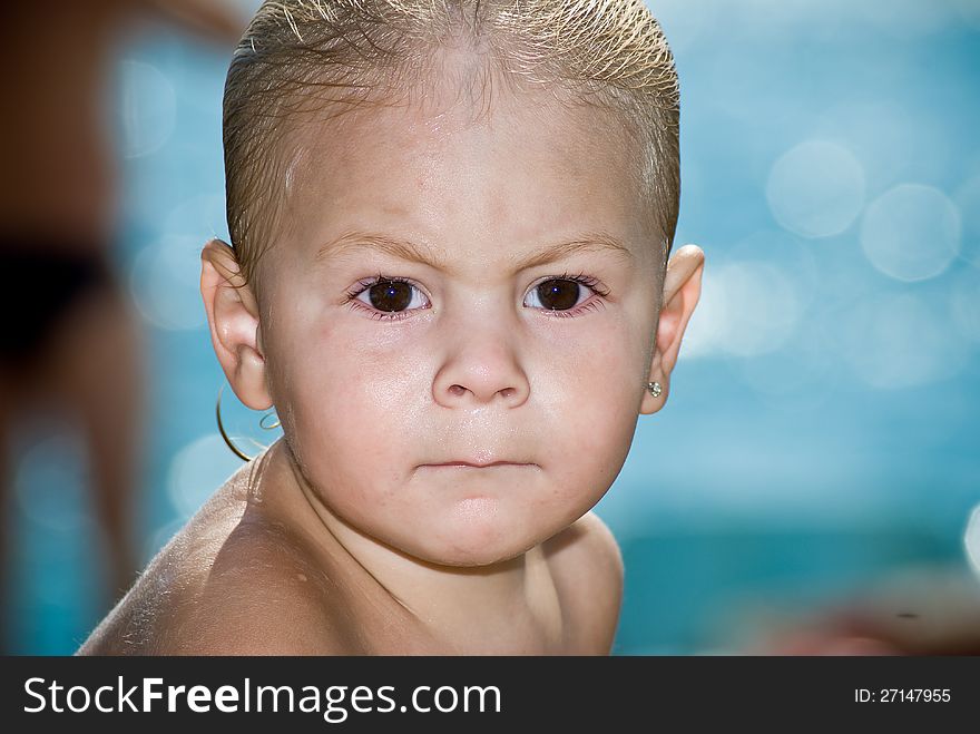 Portrait of a young boy. close-up