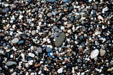Smooth Polished Multicolored Stones Stock Image