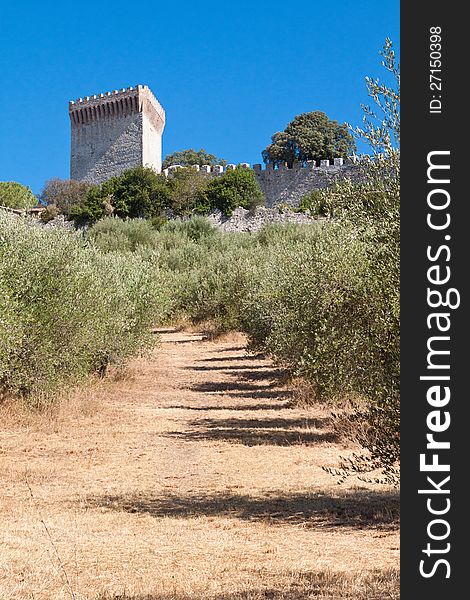 Lion Castle. Castiglione del Lago. Umbria.