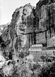 Mega Spileo Monastery In Kalavryta, Greece Royalty Free Stock Images