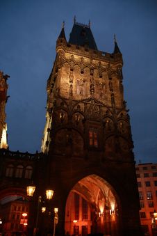 Night Prague Stock Images