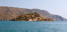Crete Spinalonga Fortress Greece Royalty Free Stock Image Crete Spinalonga Fortress Greece Royalty Free Stock Image