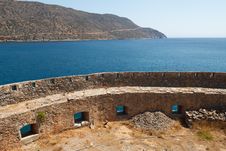 Crete Spinalonga Fortress Greece Stock Images Crete Spinalonga Fortress Greece Stock Images