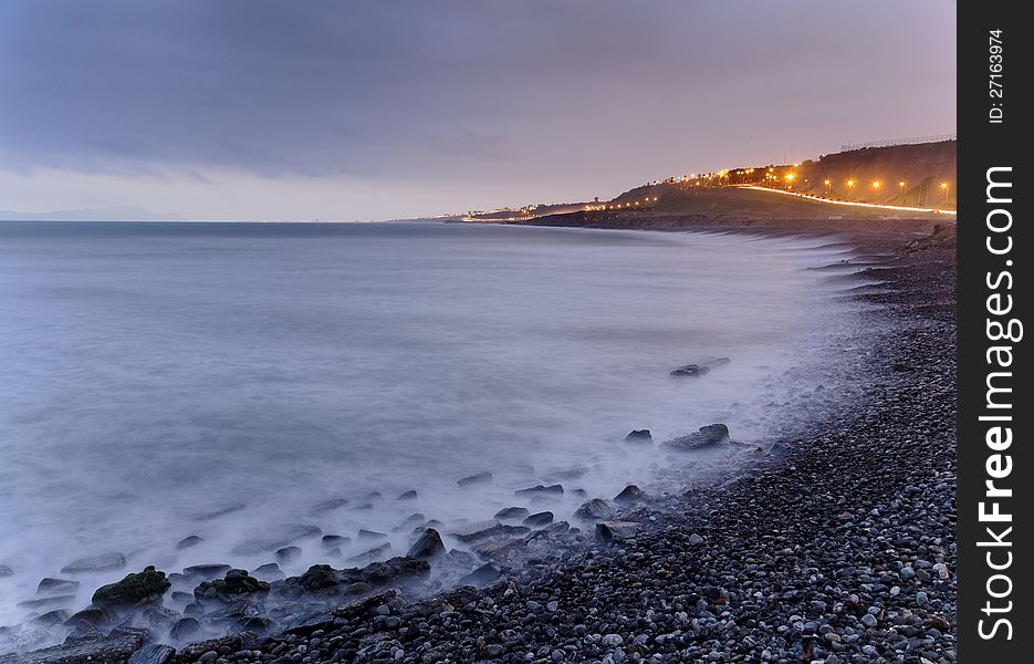 Seascape image taken in Lima, Peru. Seascape image taken in Lima, Peru