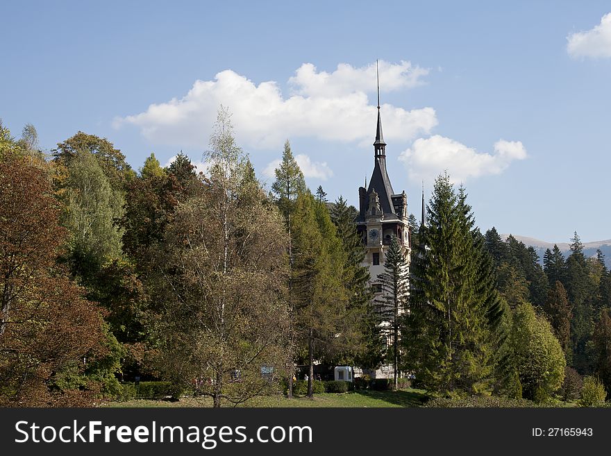 Trees In Front Of Historical Building