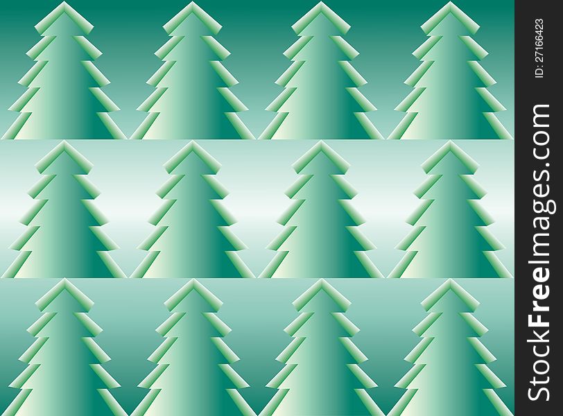 Firtrees, Seamless Pattern