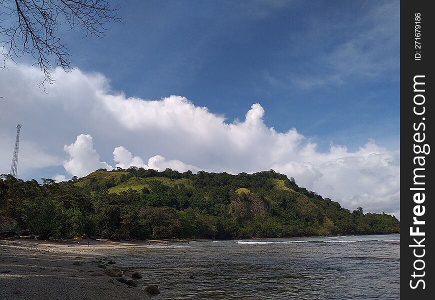 The beauty of beach in Indonesia