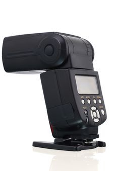 Camera Flash Speedlight. Stock Image Camera Flash Speedlight. Stock Image