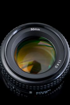 50mm Lens View From The Top. Stock Image