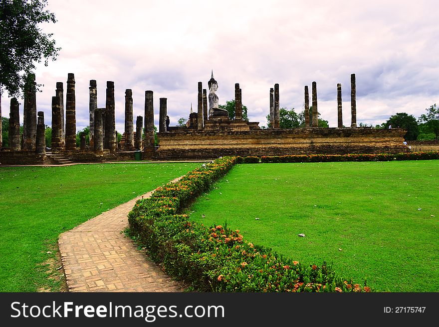 Sukhothai Historical Park in Thailand