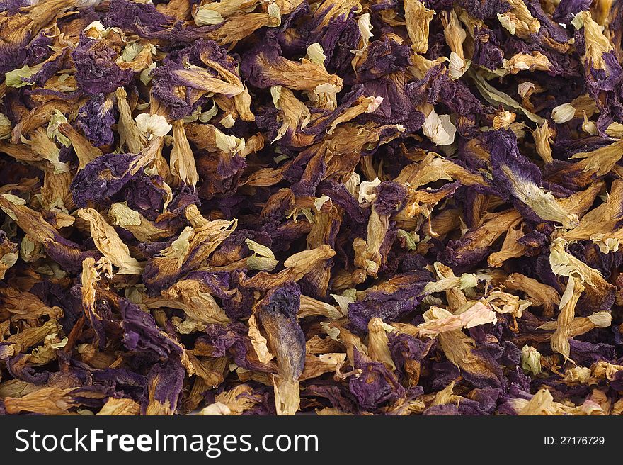 Herbal tea close-up texture image. Herbal tea close-up texture image.