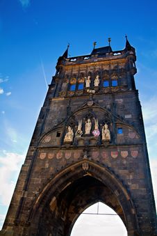 Bridgetower Of Charles Bridge In Prague Stock Photo Bridgetower Of Charles Bridge In Prague Stock Photo