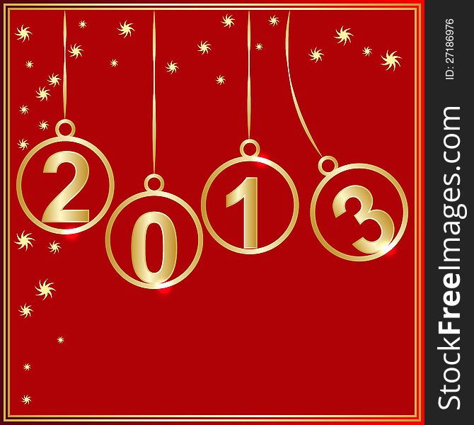 The New Year elegance abstract background. The New Year elegance abstract background