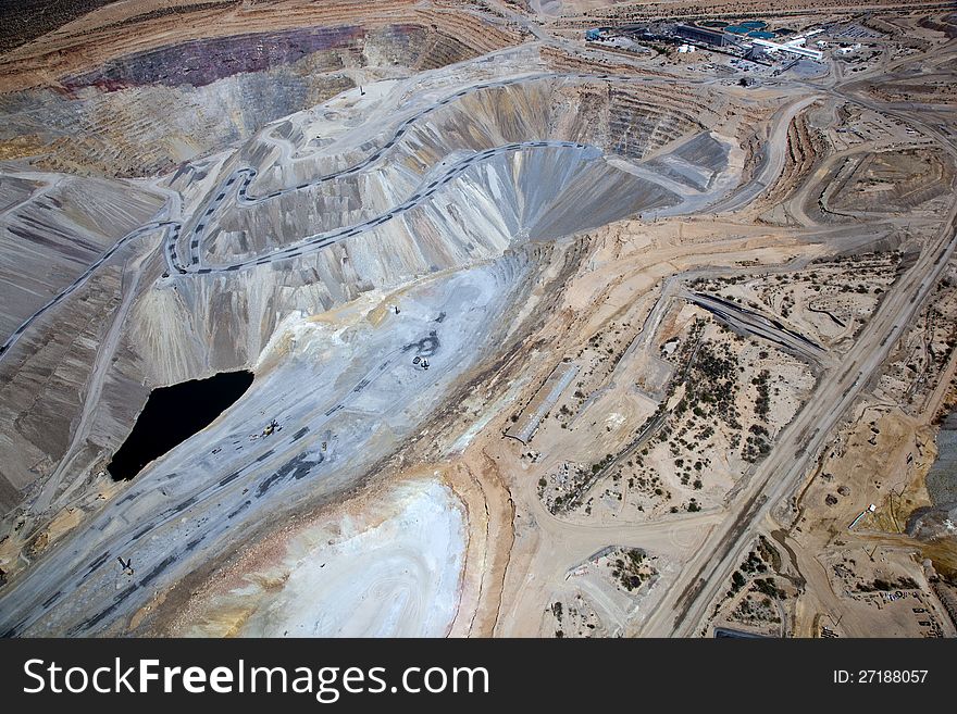 Open Pit Copper Mine