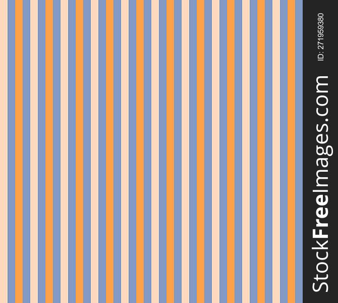 Blue, Orange  Vertical Stripes Background